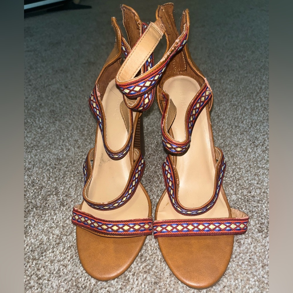 Brown heels